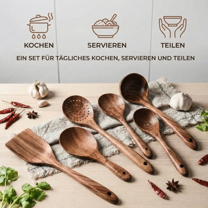 PureKüche™ Premium Teak-Set